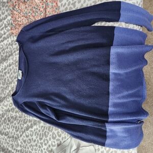Stylish Blue Gradient Sweater